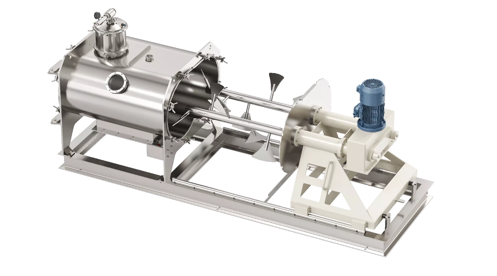 Double Paddle Zero-Gravity Mixer